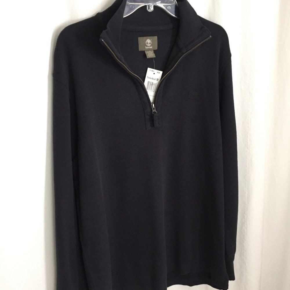 ❌SOLD❌New Timberland Men’s L 1/4 Zip Navy Sweater